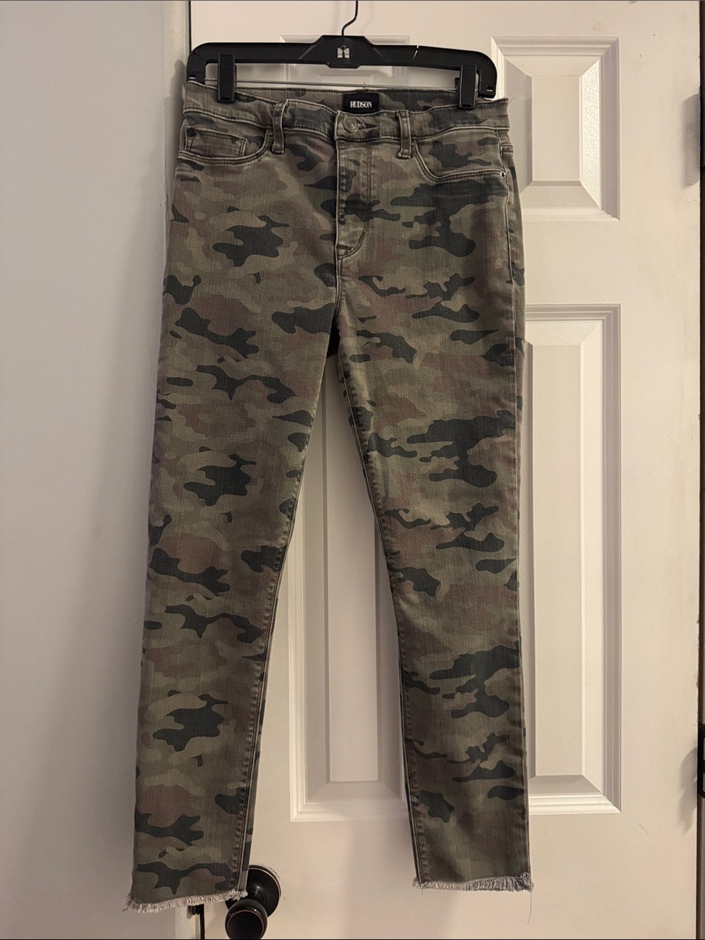 Hudson Jeans Women’s Camo Skinny Crop Jeans